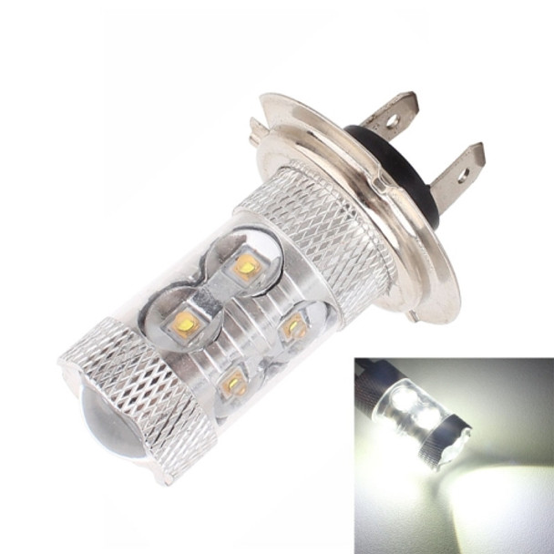 H7 50W 750LM 6500K White Light 10-3535-LEDs Car Foglight, Constant Current, DC12-24V