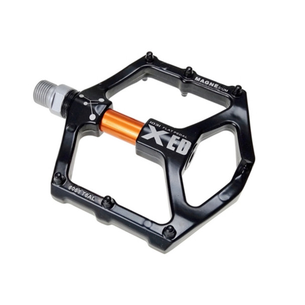 SHANMASHI 1031 Magnesium Alloy Pedal Non-slip Comfortable Bicycle Folding Pedal(Orange)