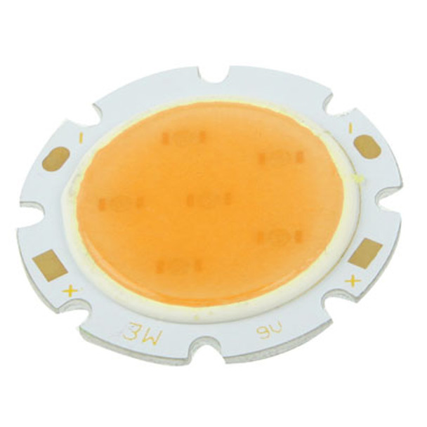 3W Warm White LED Integrated Light Lamp Bead, DC 9.6V-10.8V, Luminous Flux: 280lm