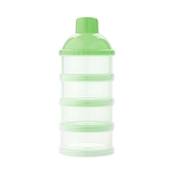 Portable Milk Powder Formula Dispenser Food Container Storage Feeding Box for Baby(Green)