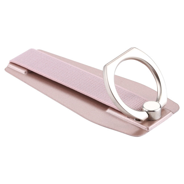 Universal Durable Finger Ring Phone Holder Sling Grip Anti-slip Stand, For iPhone, iPad, Samsung, Huawei, Xiaomi and Other Smartphones / Tablets (Rose Gold)