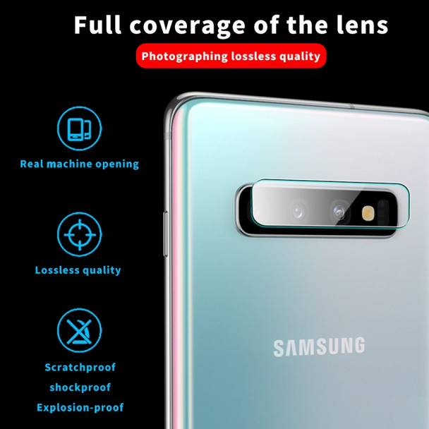 For Galaxy S10 9D Transparent Rear Camera Lens Protector Tempered Glass Film