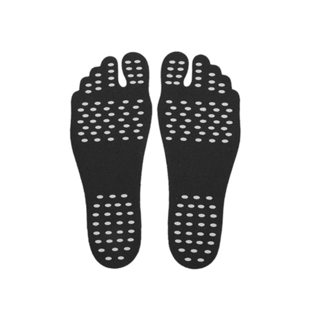 Invisible Anti-slip Summer Beach Sandals Insole Size: M, Length: 23 cm(Black)