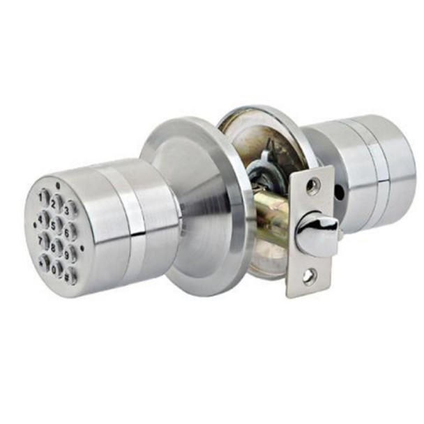 Spherical Electronic Code Door Lock Replaceable Ball Lock, Color:Stainless Steel
