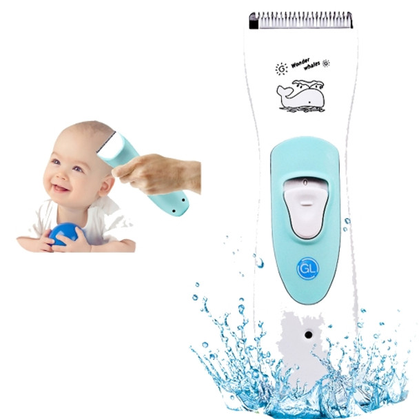 GLL-6S USB Rechargeable Mute Waterproof Professional Baby Electric Hair Clipper(Random Color Delivery)