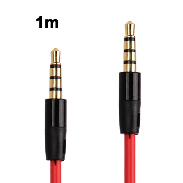 Original 3.5mm jack Earphone Cable for iPhone/ iPad/ iPod/ MP3, Length: 1m(Red)