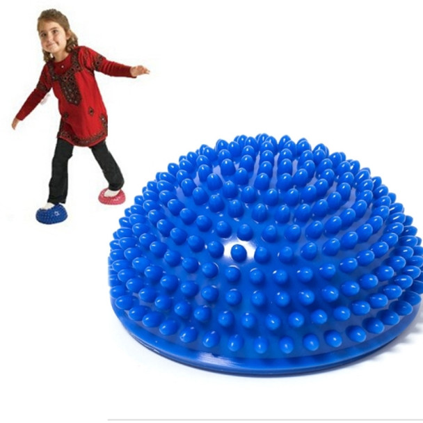 Hemisphere Balance Stepping Stones Durian Spiky Massage Ball Sensory Integration Indoor Outdoor Games Toys for Kids Children(Blue)