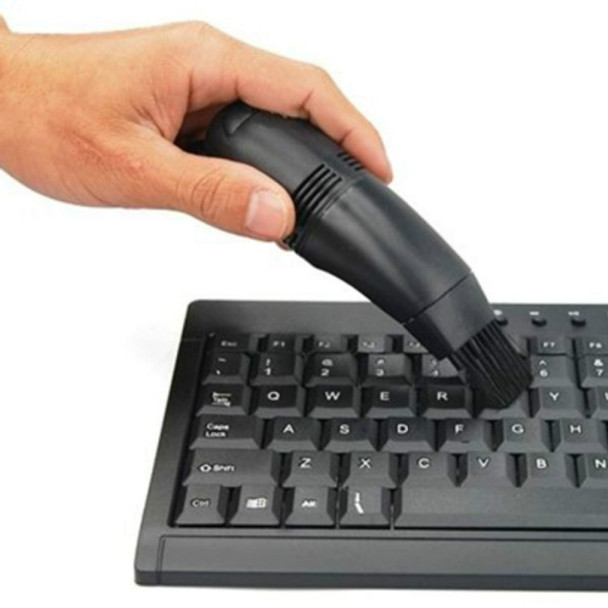 Mini USB Desktop Table Keyboard Vacuum Cleaner with Brushes(Random)