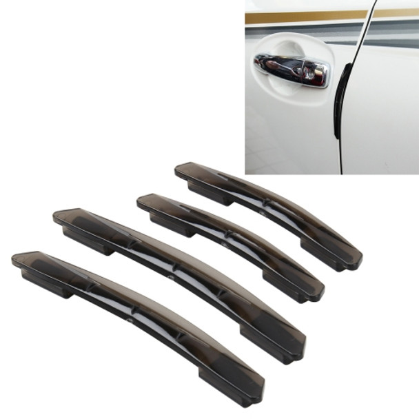 3R 3R-2103 4 PCS Rubber Car Side Door Edge Protection Guards Cover Trims Stickers(Brown)