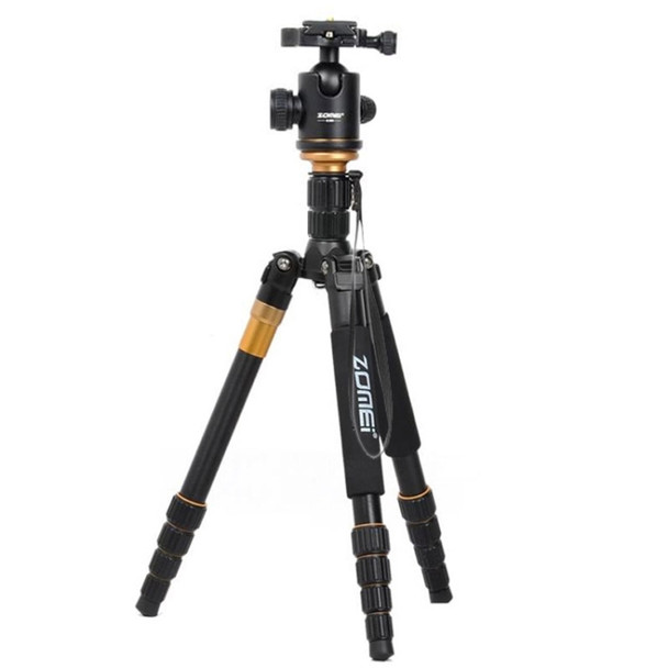 ZOMEI Z699 Portable Professional Travel Aluminium Material Tripod Monopod with Ball Head for Digital Camera