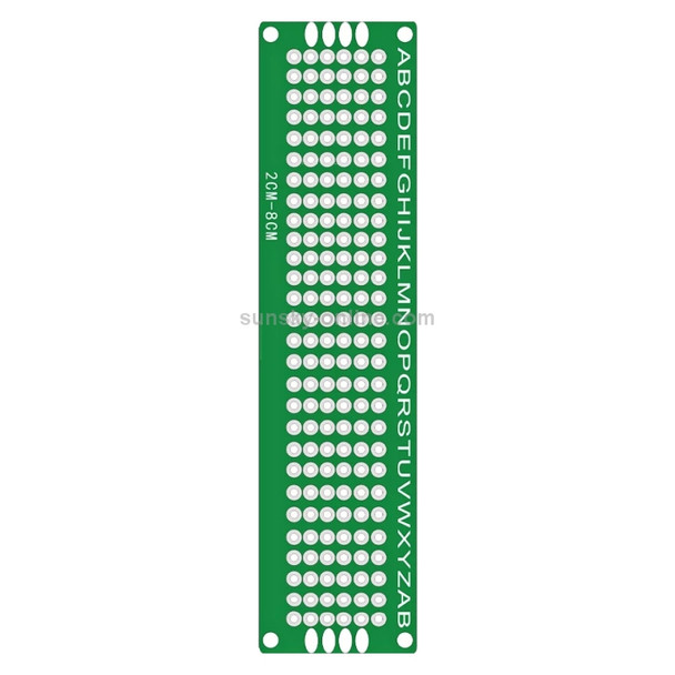 5 PCS LandaTianrui LDTR - WG0032 / D1 Double-sided Glass Fiber Prototyping Breadboard PCB Board, Size: 2 x 8cm