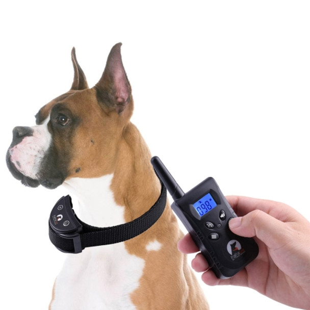 PD520V Automatic Anti Barking Collar Pet Training Control System for Dogs(Black)