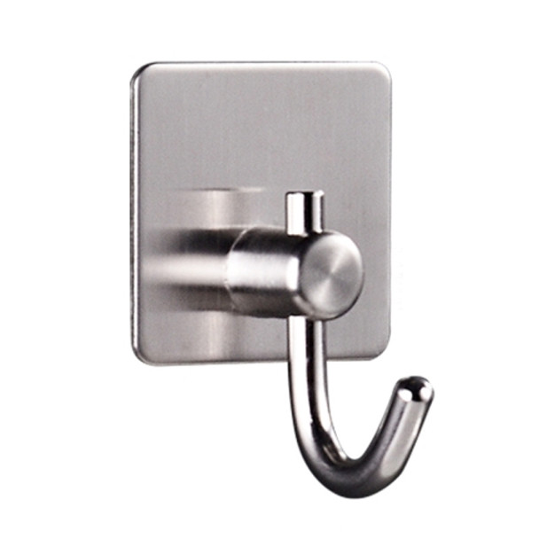 MYD-1037 304 Stainless Steel Sticky Hook Kitchen Bathroom Multi-functional Hole Free Wall Mount Holder