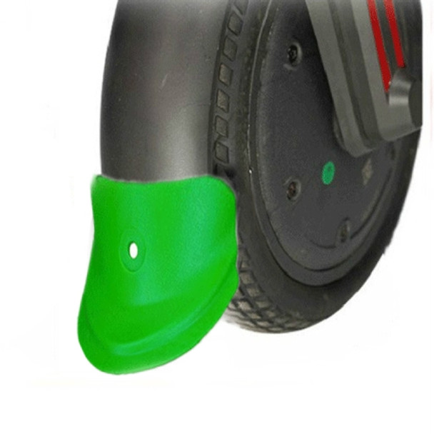 1 Pair For Xiaomi Mijia M365 / M365 Pro Electric Scooter Universal Fishtail Shape Rubber Fender, Size:7.5 x 7cm(Green)