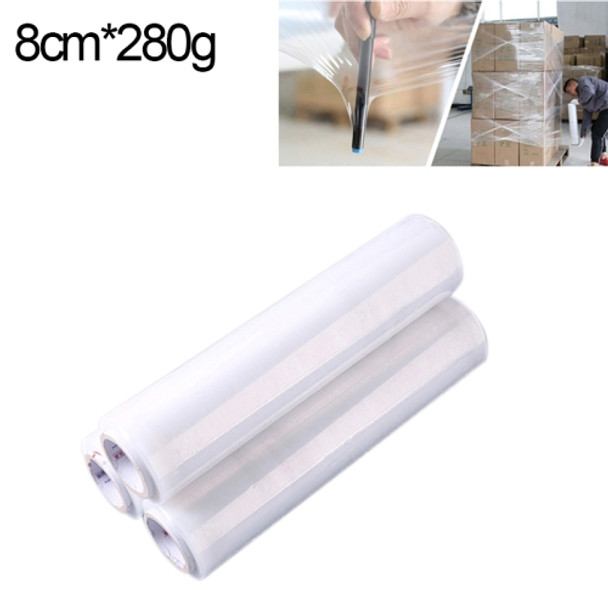 PE Transparent Stretch Wrap Film(Width: 8cm, Length: 220m)