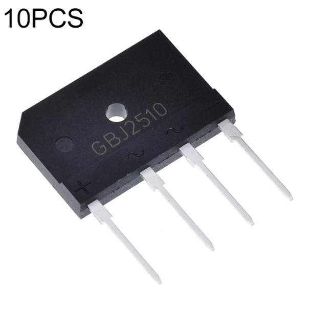 10PCS 25A 1000V Diode Bridge Rectifier gbj2510