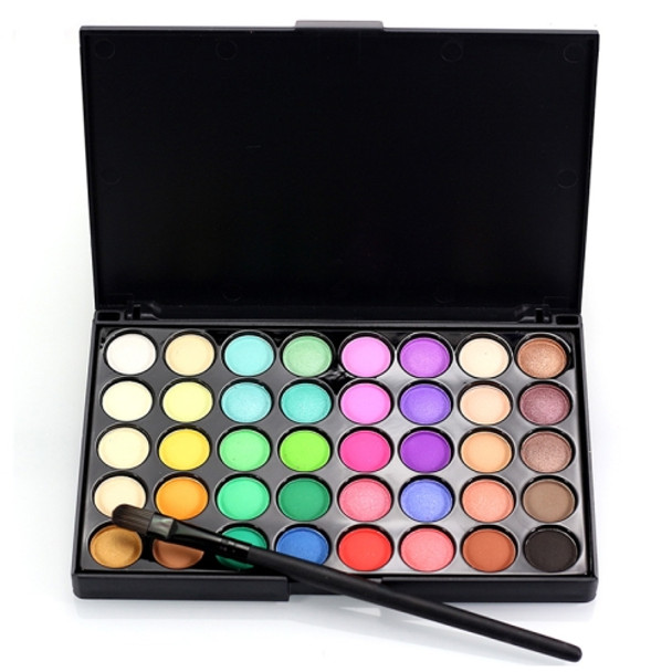 40 Colors Eye Makeup Matte Glitter Diamond Shimmer Eye Primer Luminous Eye Shadow(E40#2)