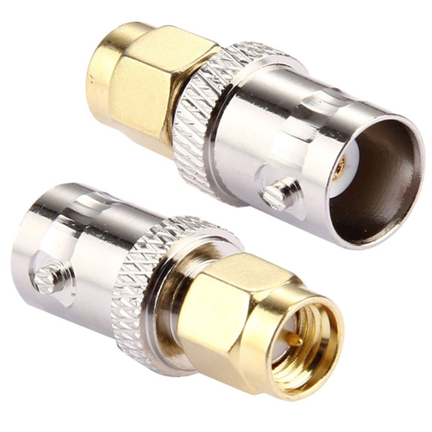 2 PCS BNC Female to SMA Male Connector