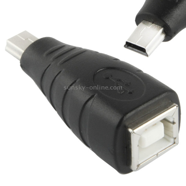 Mini USB Male to USB BF Adapter