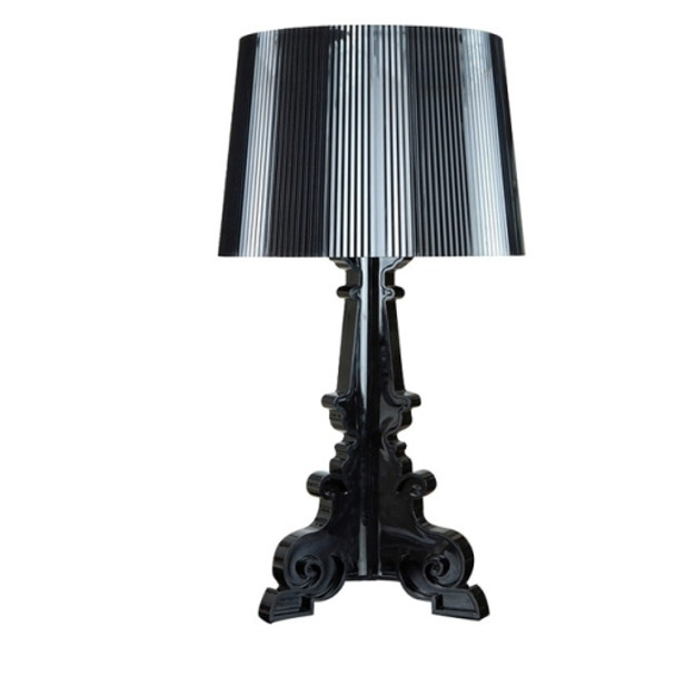 LED Bedlamp Bedroom Living Room Acryl Desk Lamp Bedside Lamp Shade Table Light Night(Black)