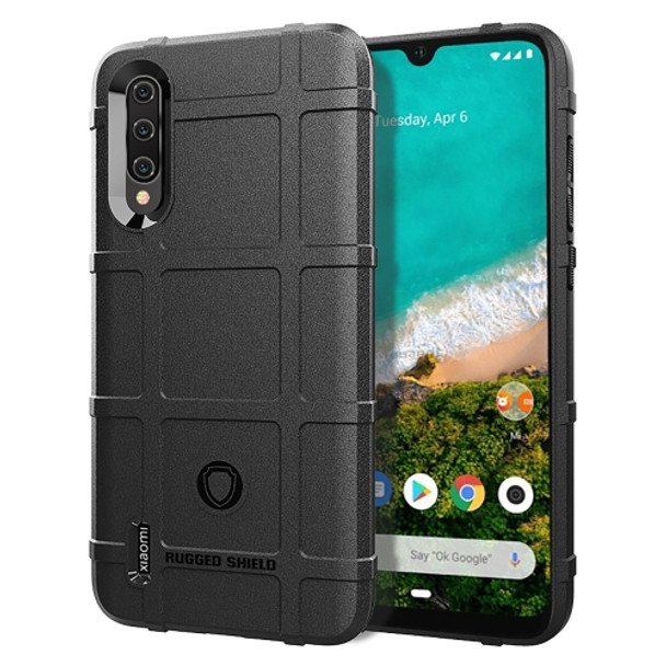 Full Coverage Shockproof TPU Case for Xiaomi Mi A3(Black)