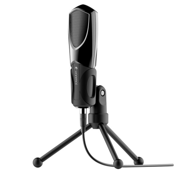 Yanmai Q3 USB 2.0 Game Studio Condenser Sound Recording Microphone with Holder, Compatible with PC and Mac for  Live Broadcast Show, KTV, etc.(Black)