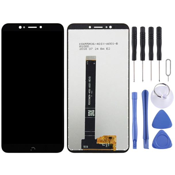 LCD Screen and Digitizer Full Assembly for BQ Aquaris C(Black)