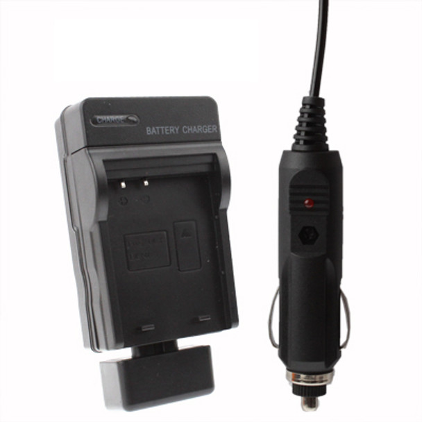 Digital Camera Battery Car Charger for OLYMPUS BLN1(Black)