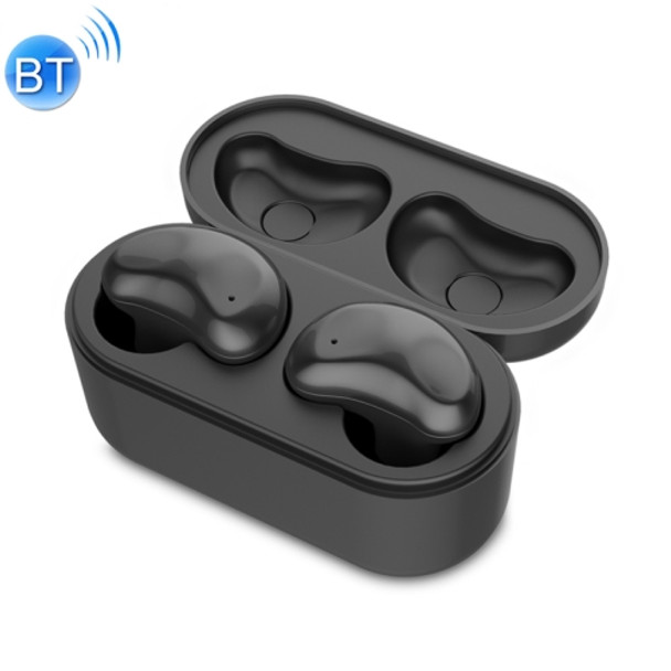 REMAX TWS-5 TWS Bluetooth 5.0 Smart Touch Wireless Bluetooth Earphone with Magnetic Charging Box, Support for Binaural Calls(Black)