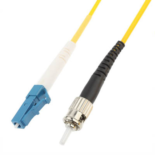 LC-ST Single-Core Single Mode Fiber Optic Jumper, Length: 3m