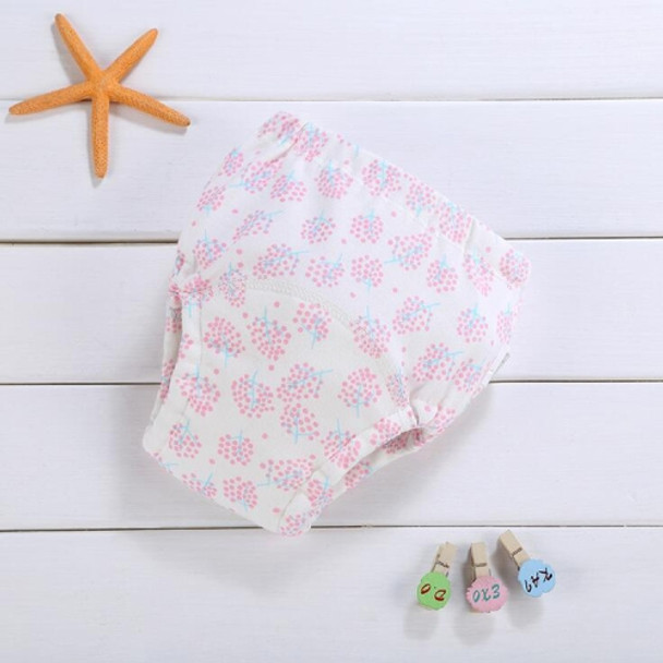 Baby Cotton Washable Four-layer Gauze Diaper, Suitable Height:100 Yards(Sakura)