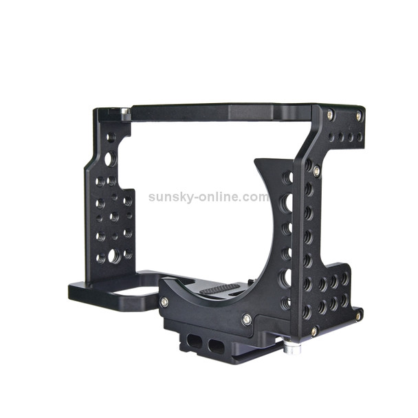 YELANGU CA7 YLG0908A-A01 Video Camera Cage Stabilizer for Sony A7K & A7X & A73  & A7S & A7R & A7RII & A7SII (Black)