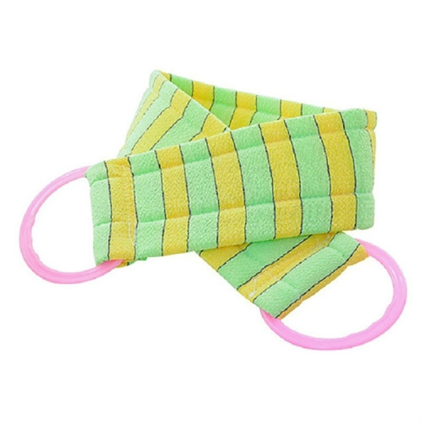 Adult Scrub Towel Strong Rub Mud Back(Green Yellow)