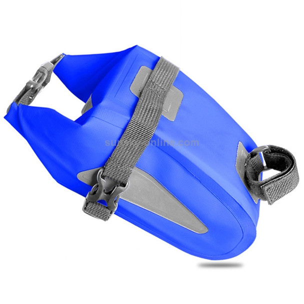 Outdoor Waterproof Multi-functional PVC Bag Tool Bag for Bicycle(Blue)