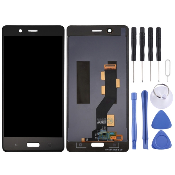 LCD Screen and Digitizer Full Assembly for Nokia 8 / N8 TA-1012 TA-1004 TA-1052(Black)