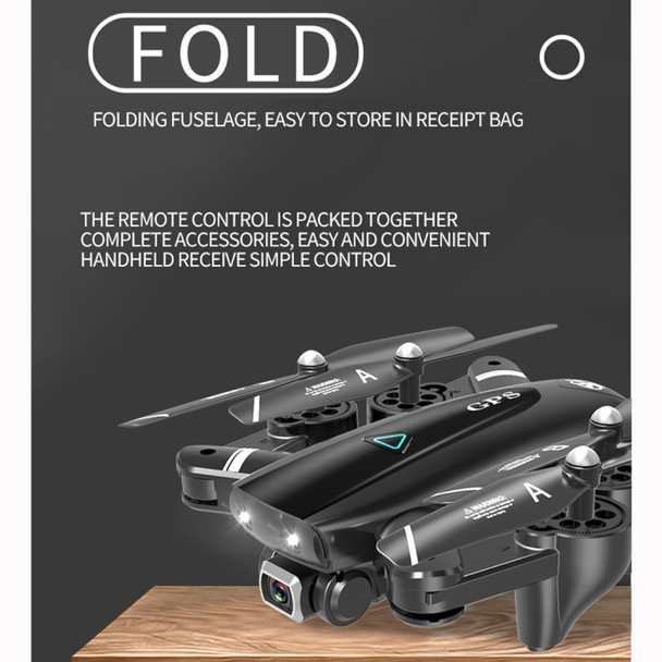 S167 2.4G 1080P WIFI Foldable GPS Positioning Remote Control Aircraft RC Quadcopter Drone