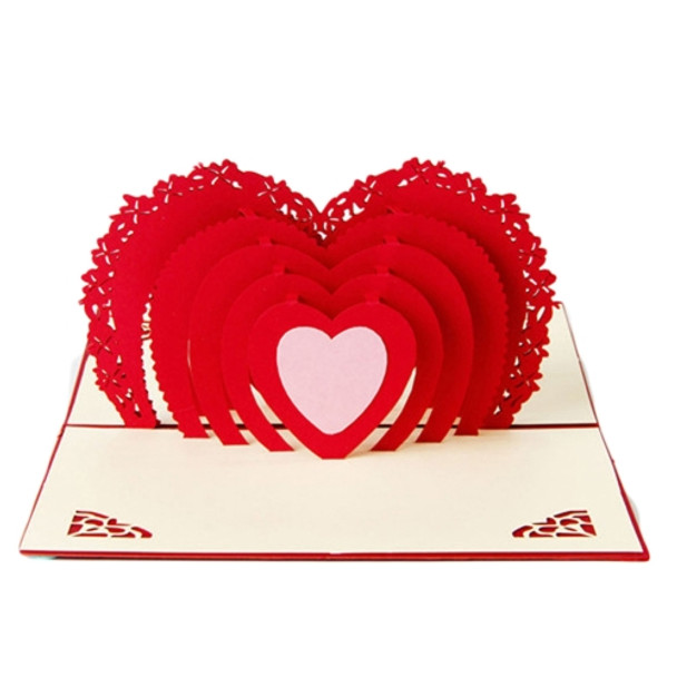 Greeting Card Love Romantic Birthday Wedding Aniversary Valentine&#39;s Day Invitations Greeting Cards Gifts, Size: 10x15cm