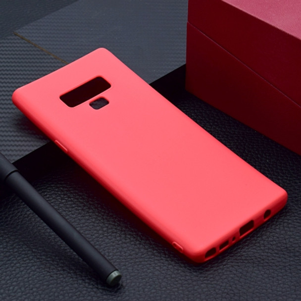 For Galaxy Note9 Candy Color TPU Case(Red)