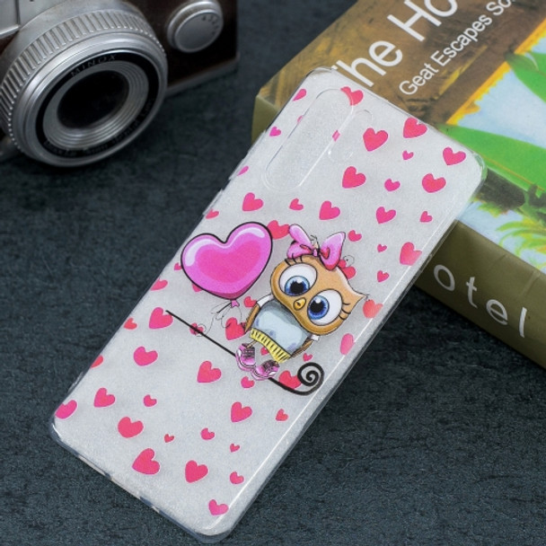 Love Owl Pattern Transparent TPU Protective Case for Huawei P30 Pro