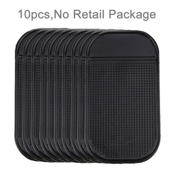 10 PCS Car Anti-Slip Mat Super Sticky Pad for Phone / GPS/ MP4/ MP3(Black)