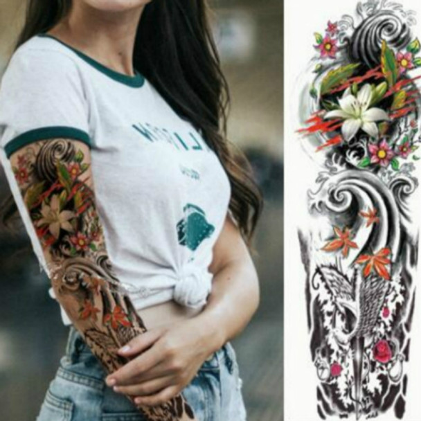 Large Arm Sleeve Waterproof Temporary Tattoo Sticker(TQB-045)