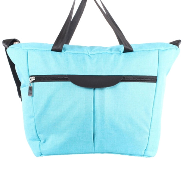 Multifunctional Four-in-one Baby Stroller Bottle Bag Mummy Bag(Blue)