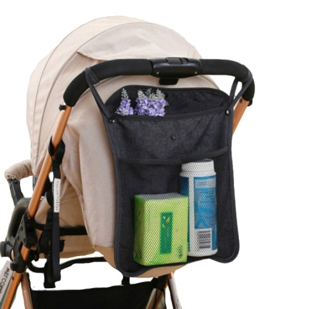 Baby Trolley Net Bag Storage Bag Universal Baby Care(Black)