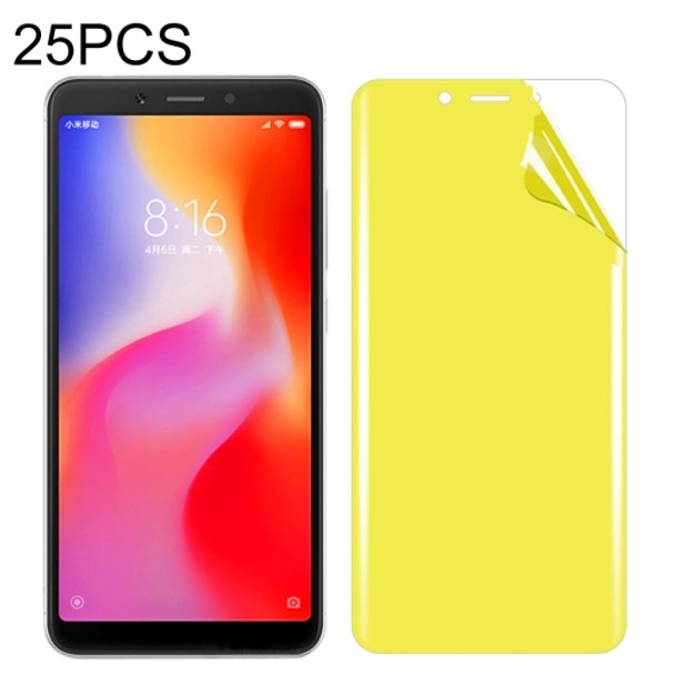 25 PCS For Xiaomi Redmi 6A Soft TPU Full Coverage Front Screen Protector