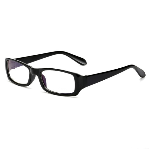 Anti Blue Rays Goggles Glasses Men Women Radiation Resistant Glasses Frame Computer Transparent Blue Film Eyeglasses(Black)