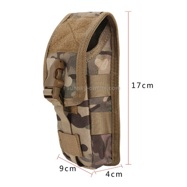 2 PCS Multifunctional Molle System Waist Bag Outdoor Running Pockets for Mobile Phone under 5.5 inch(CP)