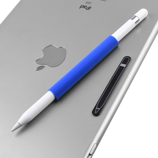 Magnetic Sleeve Silicone Holder Grip Set for Apple Pencil (Blue)