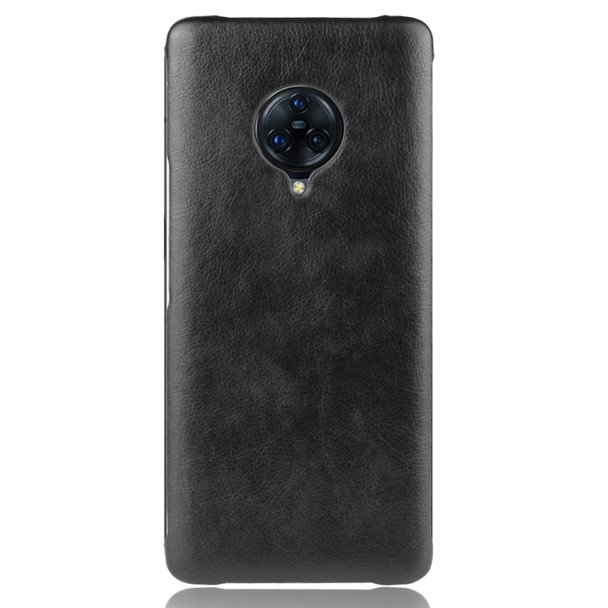 For Vivo NEX 3  Shockproof Litchi Texture PC + PU Case(Black)