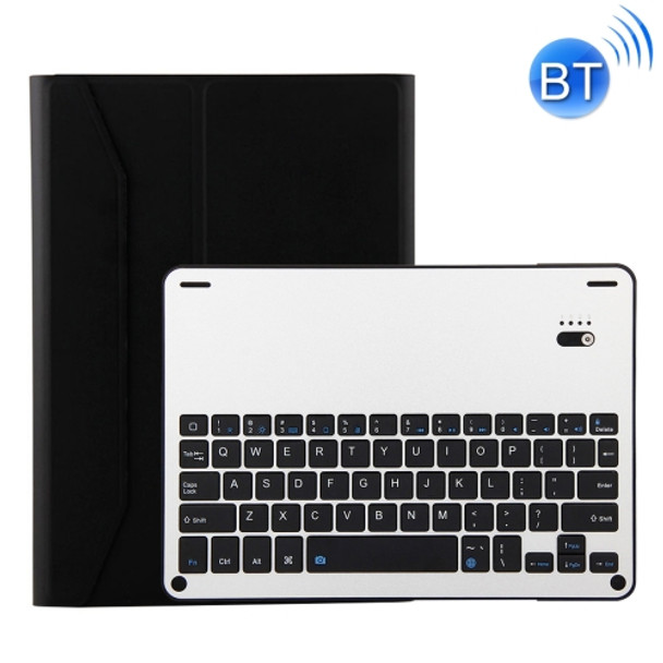 FT-1038B Detachable Bluetooth 3.0 Aluminum Alloy Keyboard +  Lambskin Texture Leather Case for iPad Air / Air 2 / iPad Pro 9.7 inch, with Water Repellent / Three-gear Angle Adjustment / Magnetic / Sleep Function (Black)