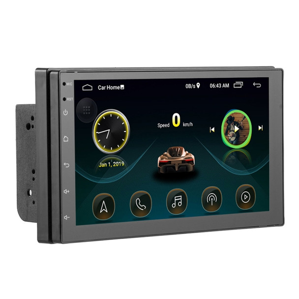 9999 7 inch HD Universal Car Android Radio Receiver MP5 Player, Support FM & Bluetooth & TF Card & GPS & Phone Link & WiFi